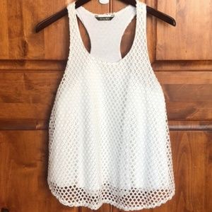 Peyton Jensen White Racer Back Tank from Evereve